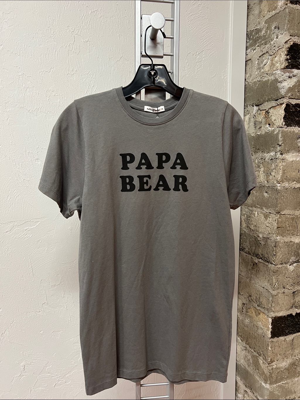 Bee & The Fox Papa Bear Men’s Grey Graphic Tee-Shirt New Size Small — image 2 of 8
